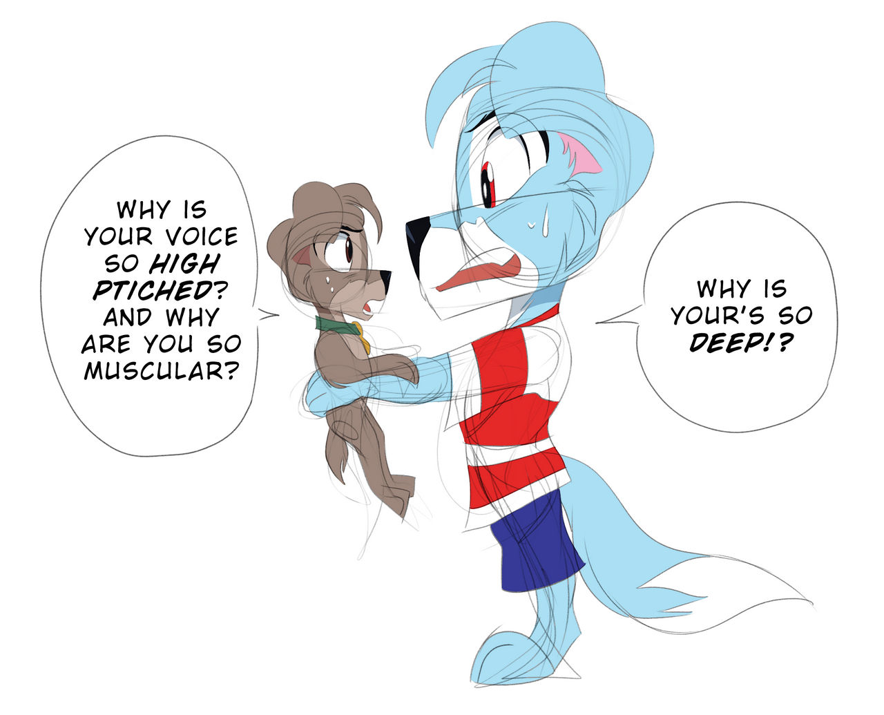 Scamp meets Scamp by Kendraws2002 on DeviantArt