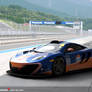 Gulf MP4-12C GTR Pit lane