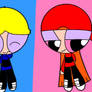 PowerPuff Girls as the RowdyRuff Boys