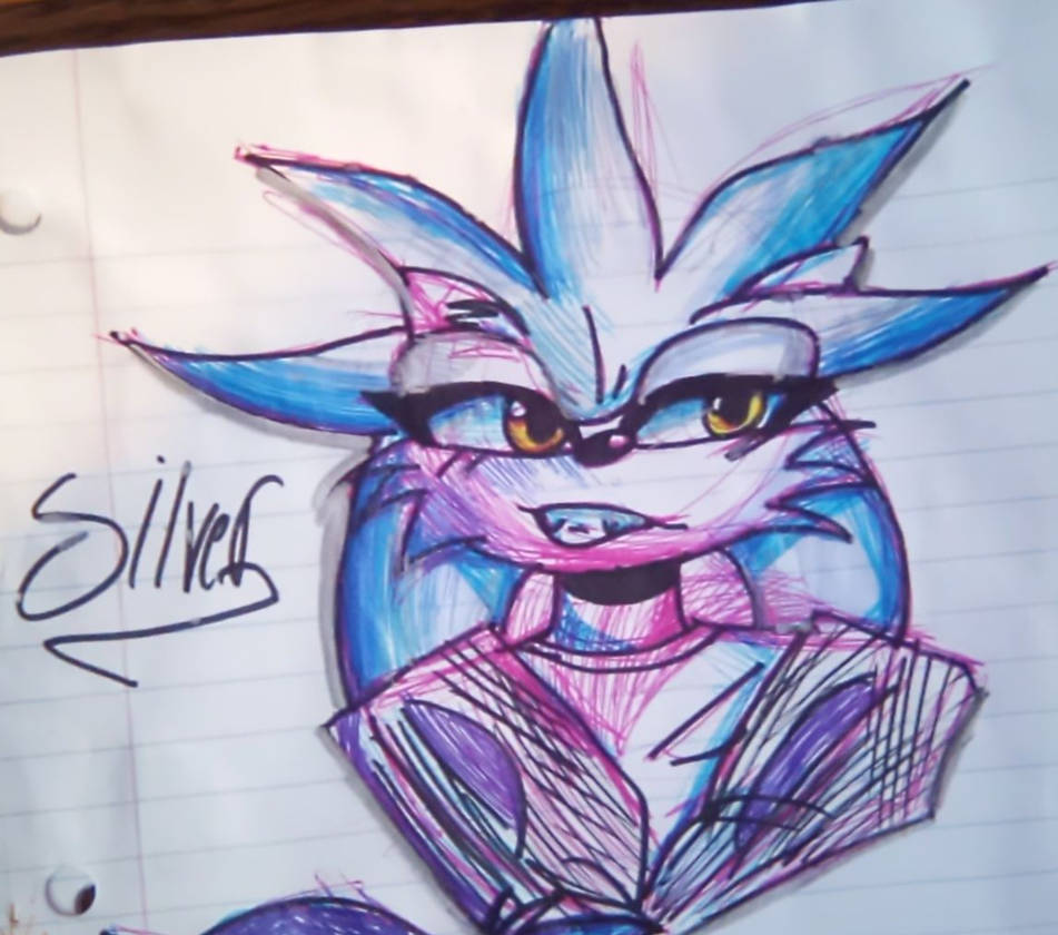 Silver Drawong Silver T. Hedgehog Drawing by 10Eclipse01 on DeviantArt