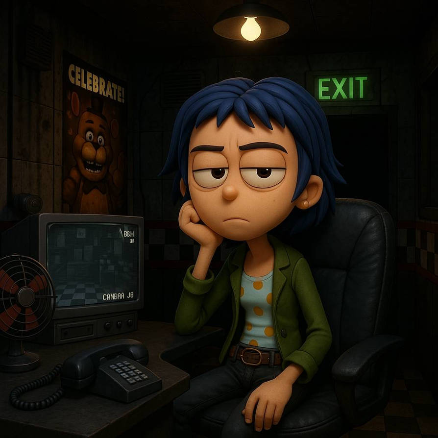 Elena Rukes Elena from Angelo Rules in the Fnaf office by YanaiBorovik on DeviantArt