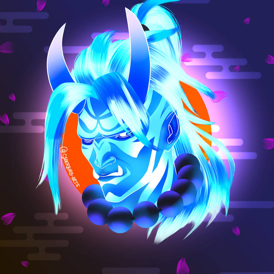 Onryo Hanzo Mythic Skin Portrait by cyberbirbarts on DeviantArt