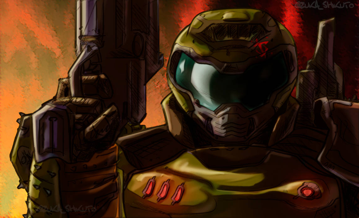 Doom Slayer Fanart by ZukaShikuto on DeviantArt