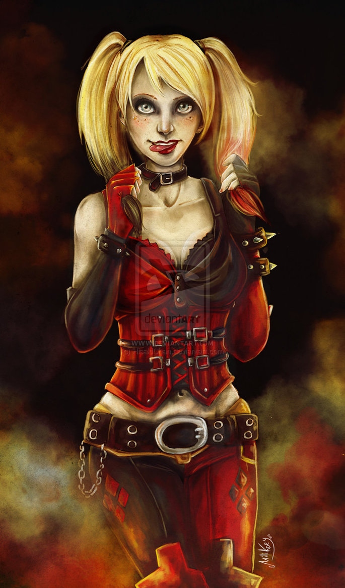 Harley Quinn  Batman Arkham City  Fanart  By H