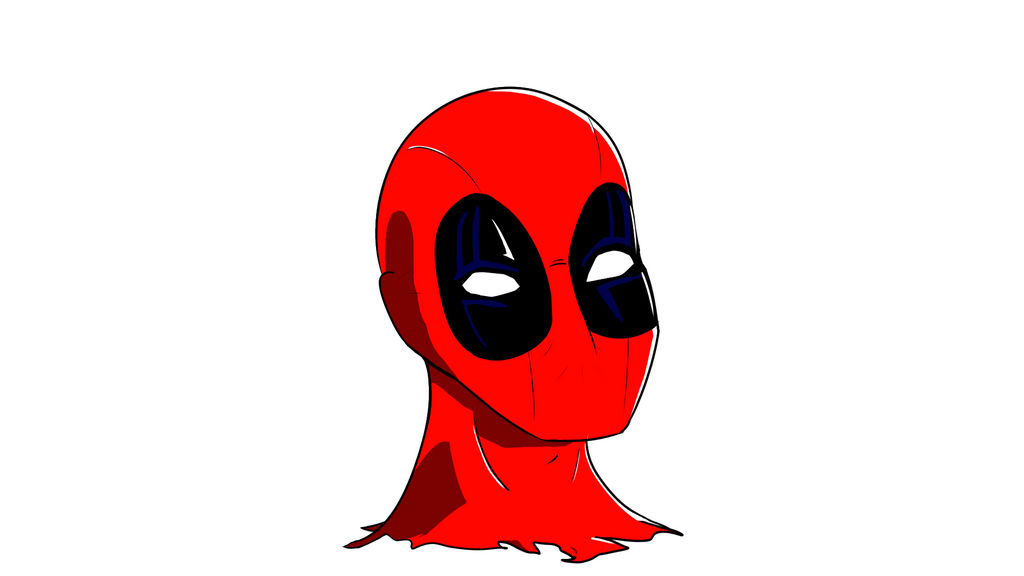 Deadpool head by Opticallarry on DeviantArt
