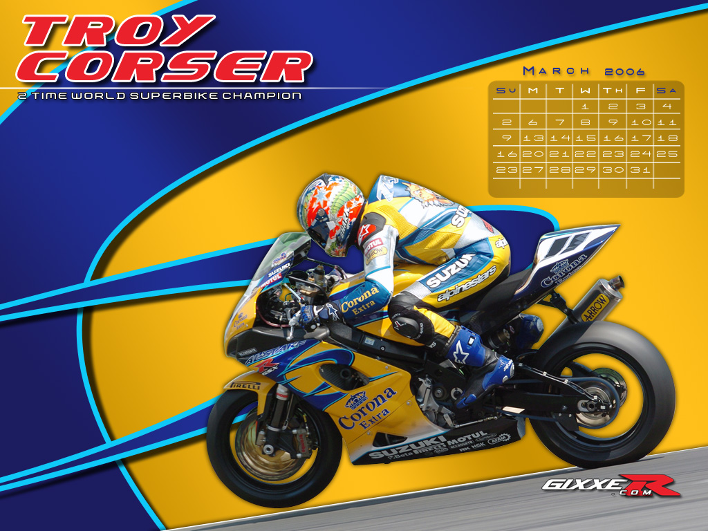 Gixxer.com calendar 3 of 12