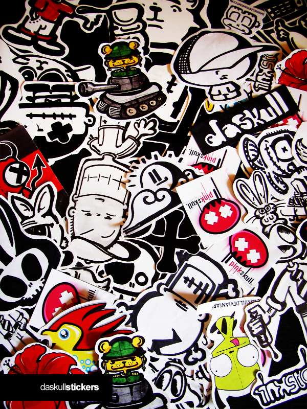 Daskull stickers