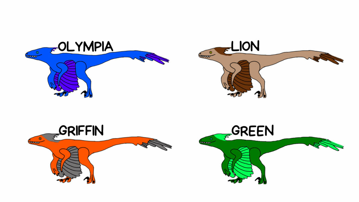 Pyroraptor Squad by Jrexexpress on DeviantArt
