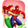 Spider Man and Ariel
