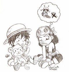 Luffy and Ussop