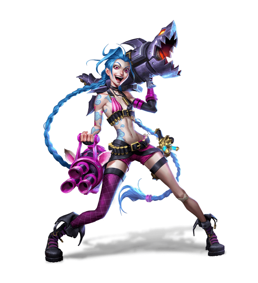 Jinx Render (League of Legends) by Alonik on DeviantArt