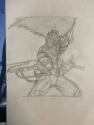 League of Legends - PROJECT: Yasuo Splash Lineart by ChungShi