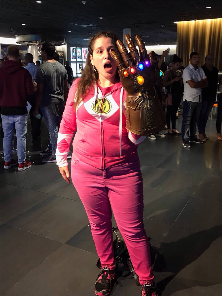 Pink Gauntlet Pink Ranger possesses The Infinity Gauntlet by DramaDollLover on DeviantArt