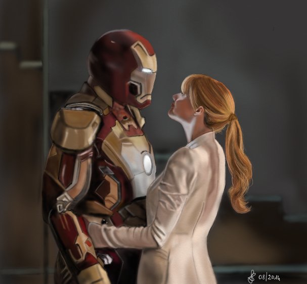 Iron man and Pepper