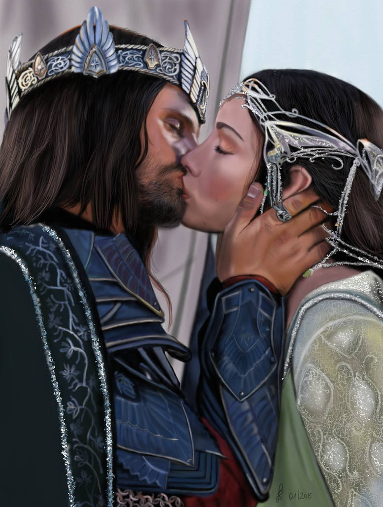 Aragorn and Arwen - Lord of the Rings by Saryetta86 on DeviantArt