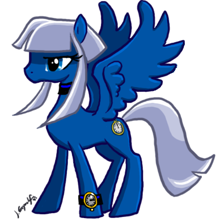 Midnight, the Watchpony