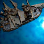 Converted Ghost Pirate Ship Toy/Model