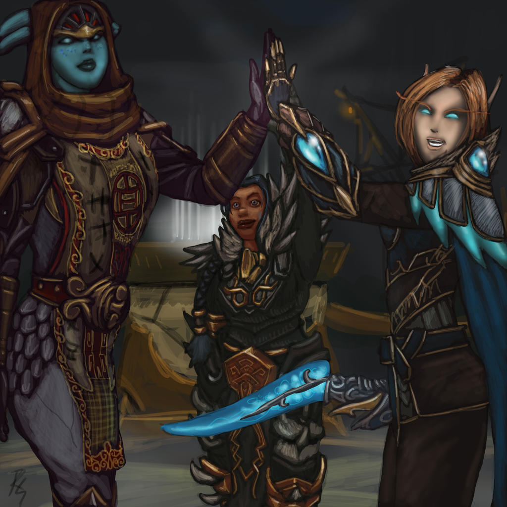 Yay, Teamwork! by JordanGreywolf on DeviantArt