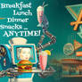 Atomic 66 Cafe Billboard - Pre-War