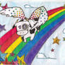 Rainbow cow