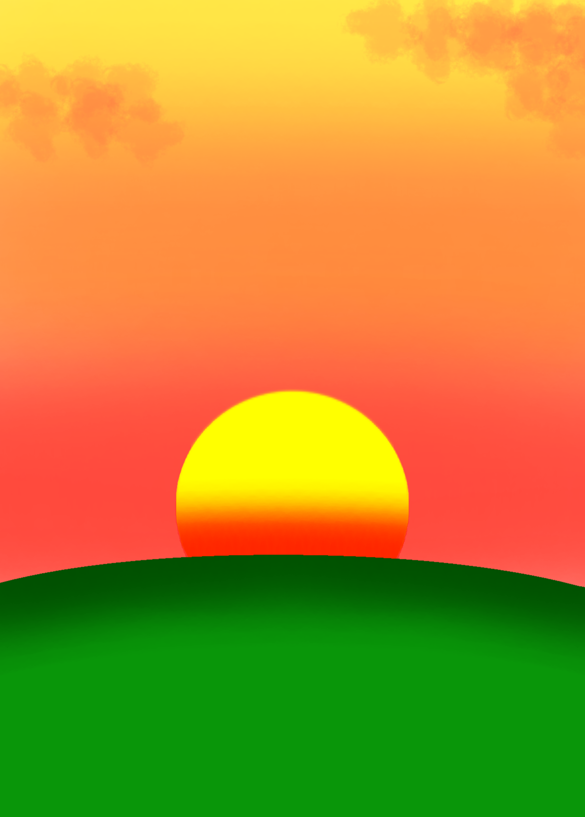 Simple sunset background by Rabita2 on DeviantArt