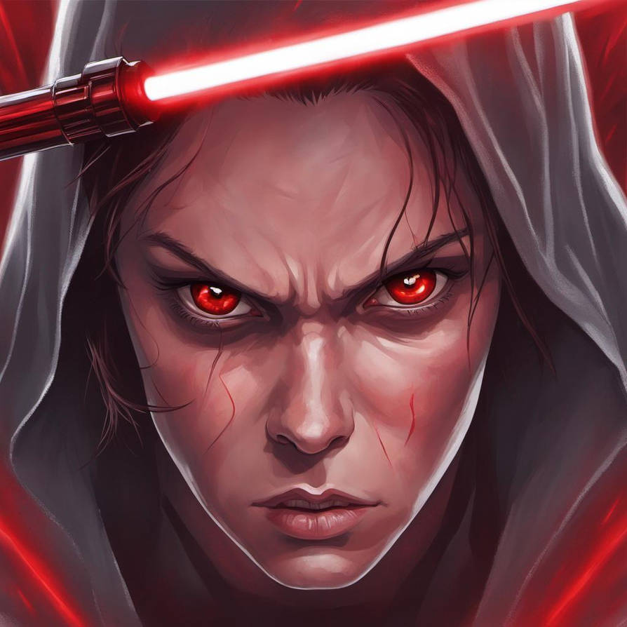 Evil Rey Skywalker cartoon style by LouiDev on DeviantArt