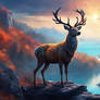 Mysterious deer wallpaper 3