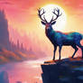 Mysterious deer wallpaper 2