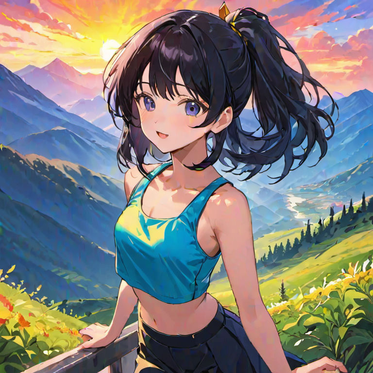 Beautiful anime girl 2 by LouiDev on DeviantArt