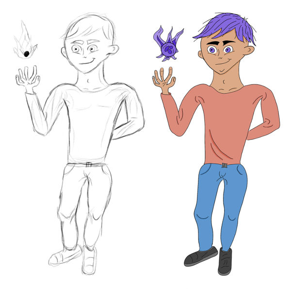 Digital Character Examples Digital character design by LouiDev on DeviantArt