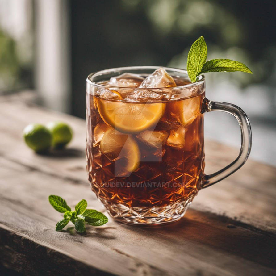 Cold iced tea by LouiDev on DeviantArt