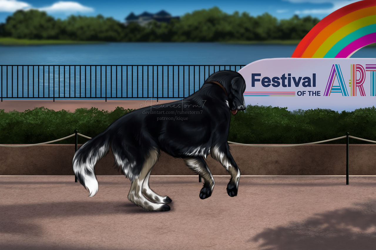 Epcot Obedience- Falko by Runestorm7 on DeviantArt