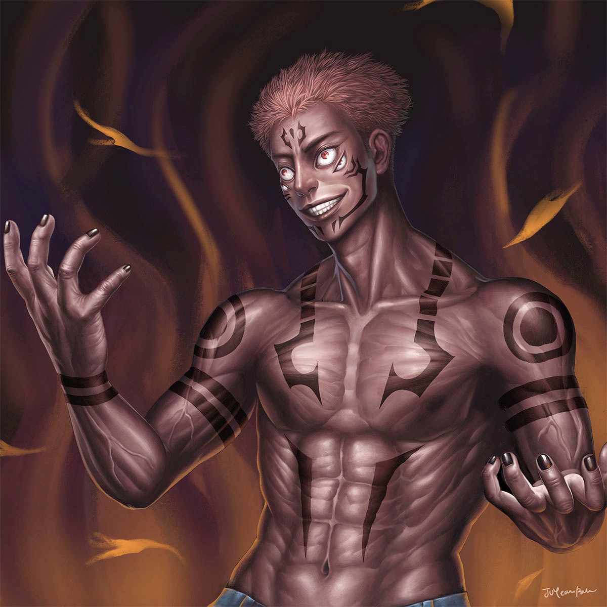 Sukuna Ryn Ryomen Sukuna by yeontree on DeviantArt