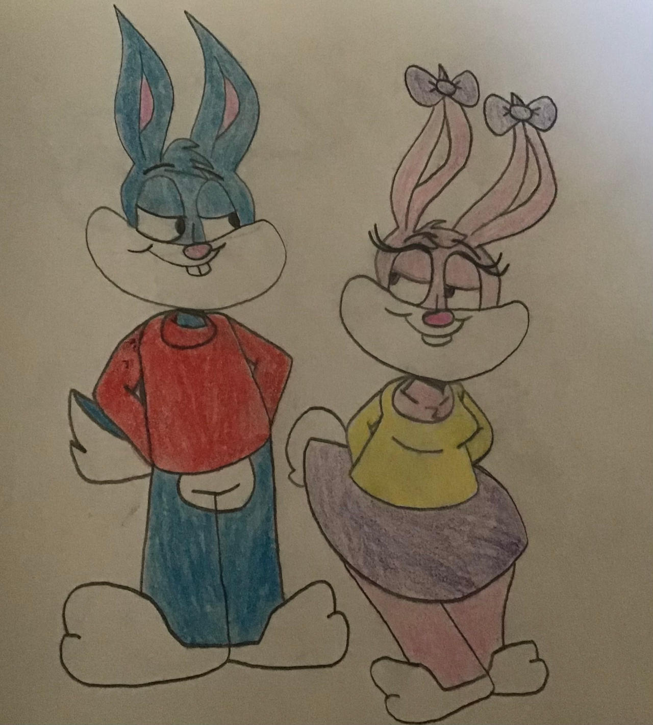 Babs And Buster Bunny by ToonySarah on DeviantArt