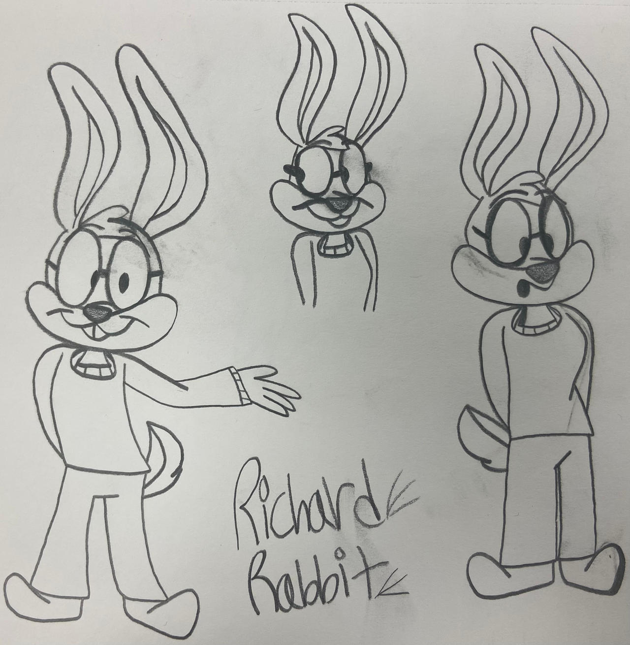 Richard Rabbit Doodles by ToonySarah on DeviantArt