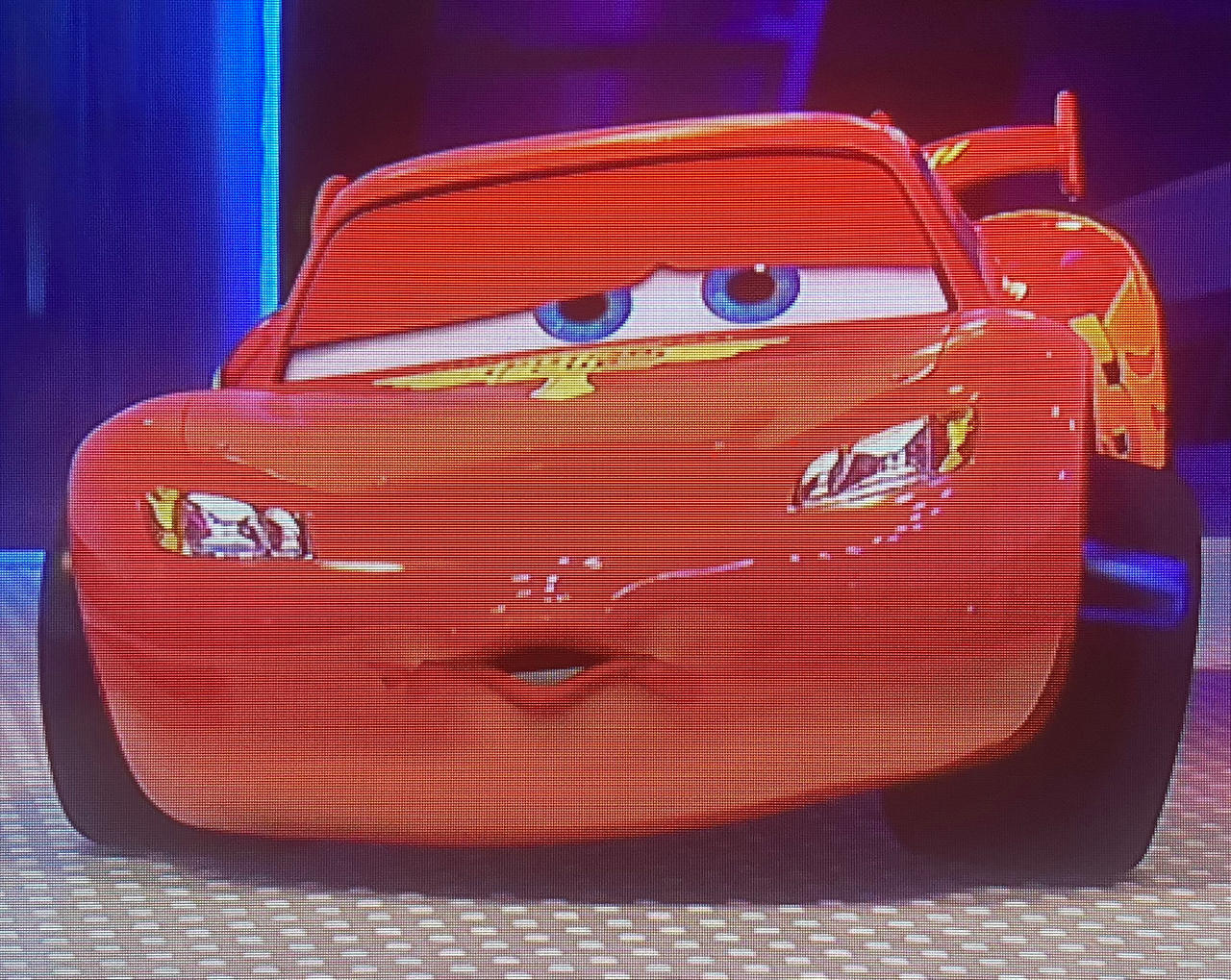 Cars 2 Lightning McQueen On TV by ToonySarah on DeviantArt