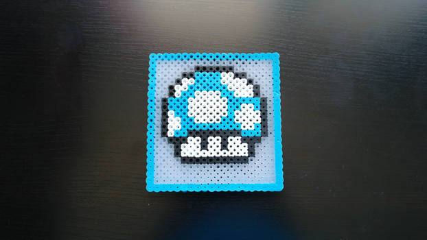 Perler Bead Mario Mushroom