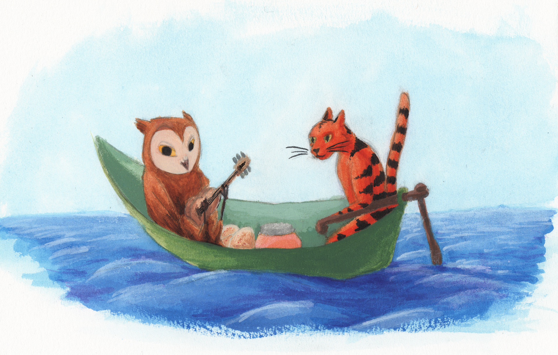 The Owl and The Pussy Cat by mattyhex