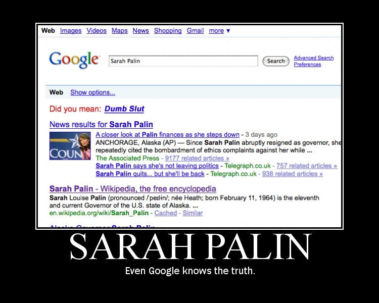 Sarah Palin Search