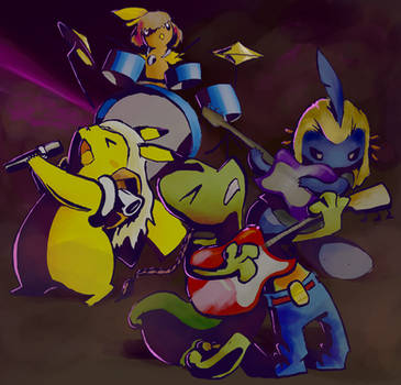 Pokemon in a band