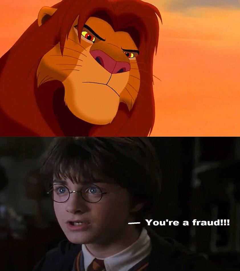 Simba Cheated Examples Harry Potter calls Simba from TLK2SP a fraud! by SousukeKairyuu on ...
