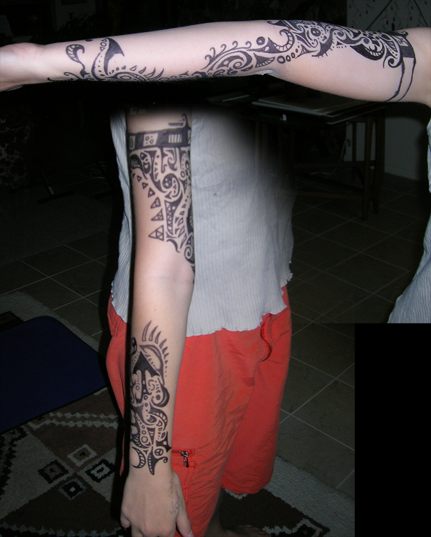 Sharpied Arm 2: Tattoo Design