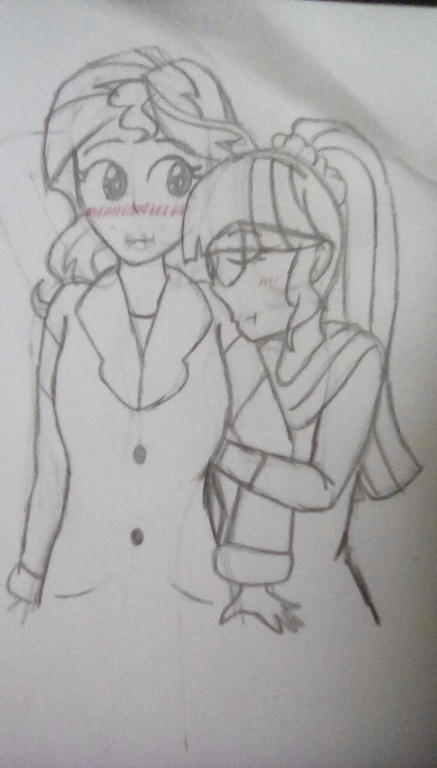 Sciset (Sci twi and Sunset Shimmer) EQG by EgPonyAnime on DeviantArt