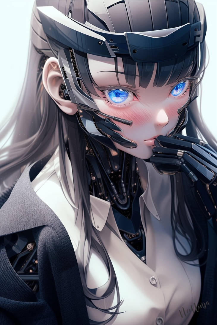 Goth Android Woman Android Lady by Neoninjaslash on DeviantArt