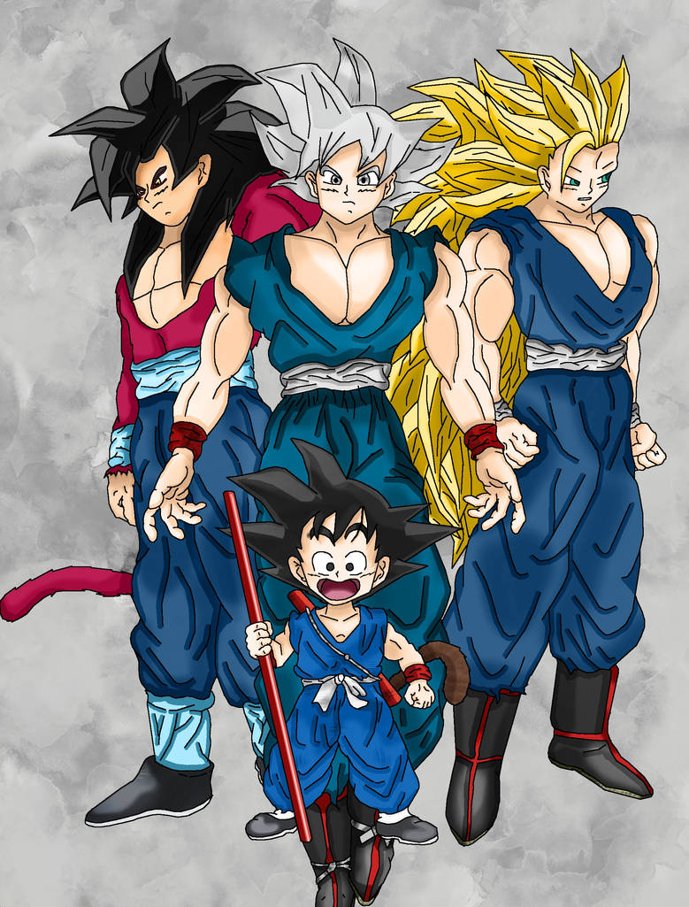 Son Goku Colored Grandpa Gohan Gi By Shadow Wes Gx On Deviantart