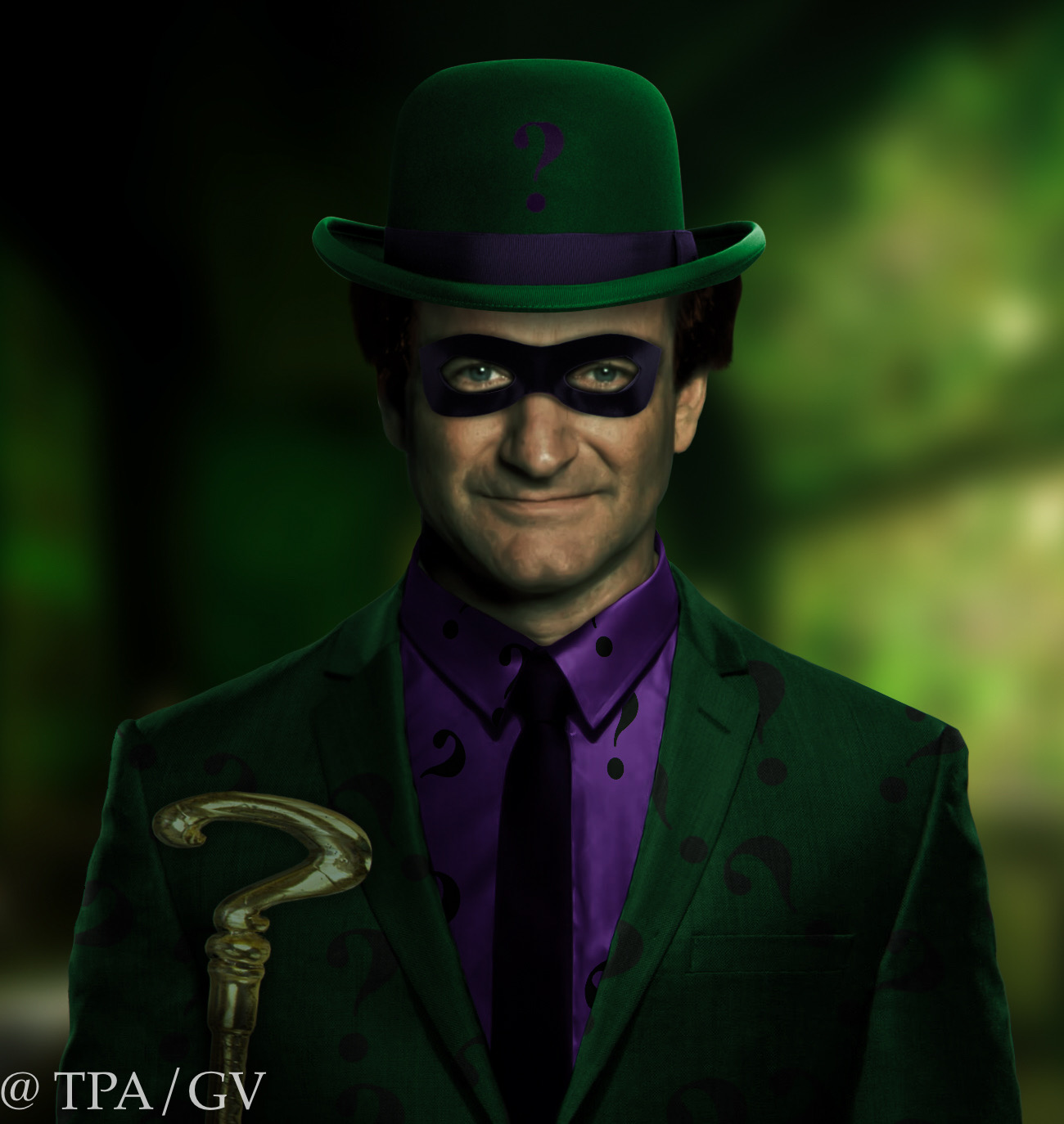 Rob Wiliam Riddler Robin Williams Riddler