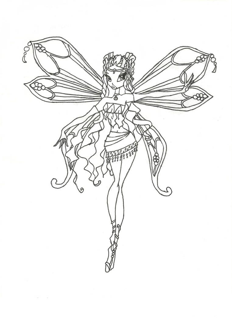 Download Winx Club Enchantix Layla coloring page by winxmagic237 on ...