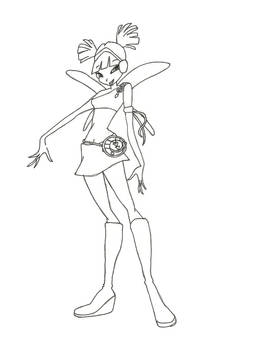 Winx Club Charmix Musa coloring page