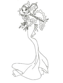 Winx Club Mermaid Layla coloring page