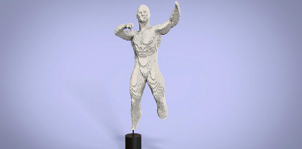 8 Bit Bodybuilder 8bit Sculpt by anestakos on DeviantArt